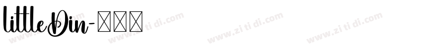 littleDin字体转换