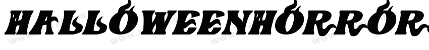 HalloweenHorrors字体转换