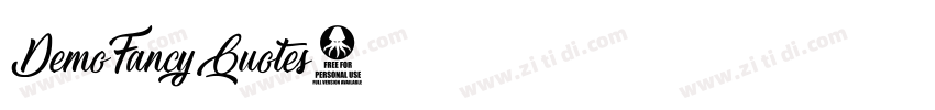 DemoFancyQuotes字体转换