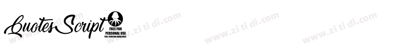 QuotesScript字体转换