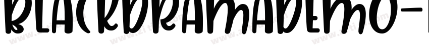 BlackDramaDemo字体转换