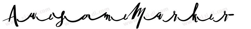 AwesomeMarker字体转换