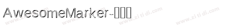 AwesomeMarker字体转换