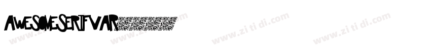AwesomeSerifVAR字体转换