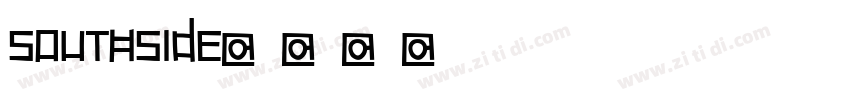 SOUTHSIDE字体转换