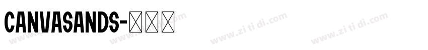 CanvaSands字体转换