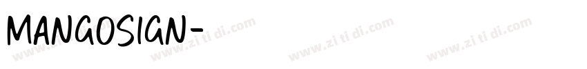 MangoSign字体转换