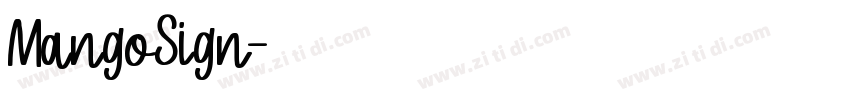 MangoSign字体转换