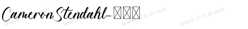 CameronStendahl字体转换