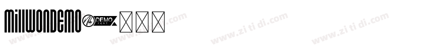 MillwonDemo字体转换