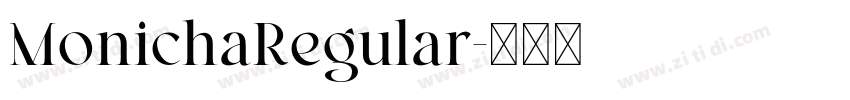 MonichaRegular字体转换