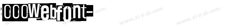 000webfont字体转换