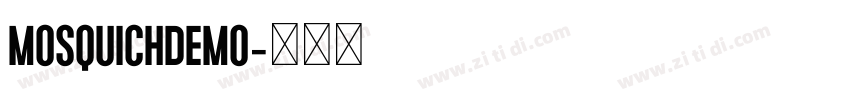 MosquichDemo字体转换
