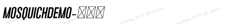 MosquichDemo字体转换