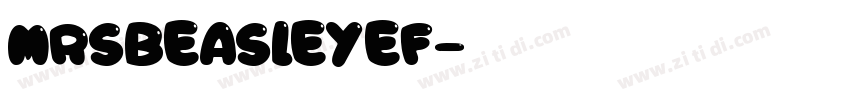 MrsBeasleyEF字体转换