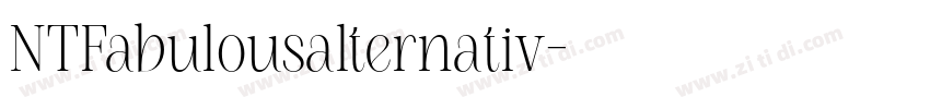 NTFabulousalternativ字体转换