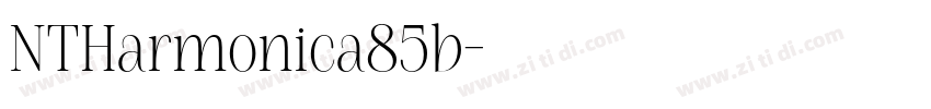 NTHarmonica85b字体转换