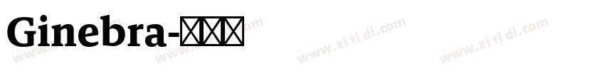 Ginebra字体转换
