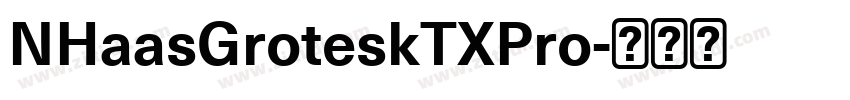 NHaasGroteskTXPro字体转换