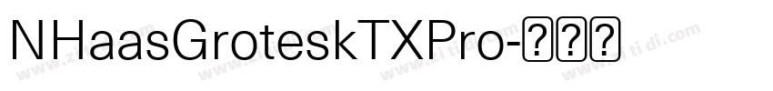 NHaasGroteskTXPro字体转换