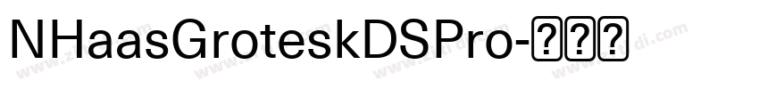 NHaasGroteskDSPro字体转换