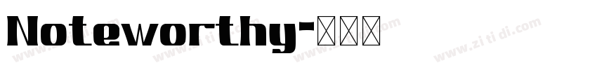 Noteworthy字体转换