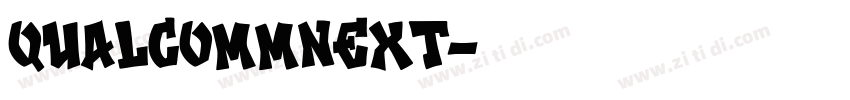 QualcommNext字体转换