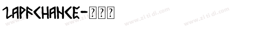 ZapfChance字体转换