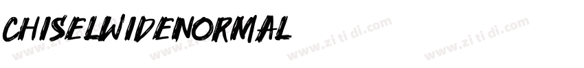 ChiselwideNormal字体转换