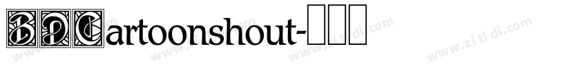 BDCartoonshout字体转换