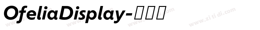 OfeliaDisplay字体转换