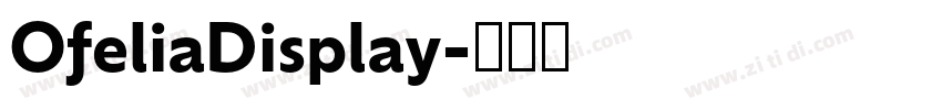 OfeliaDisplay字体转换