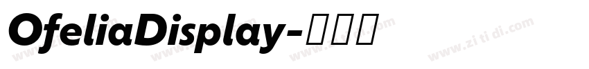 OfeliaDisplay字体转换