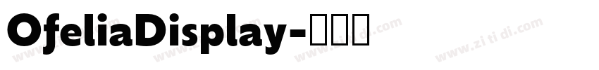 OfeliaDisplay字体转换
