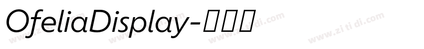 OfeliaDisplay字体转换