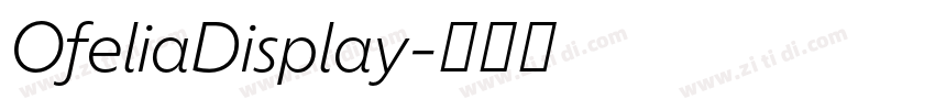 OfeliaDisplay字体转换
