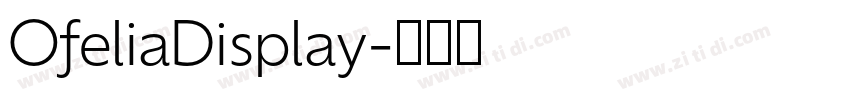 OfeliaDisplay字体转换