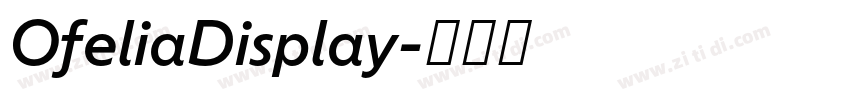 OfeliaDisplay字体转换