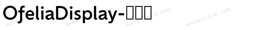 OfeliaDisplay字体转换