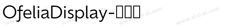 OfeliaDisplay字体转换
