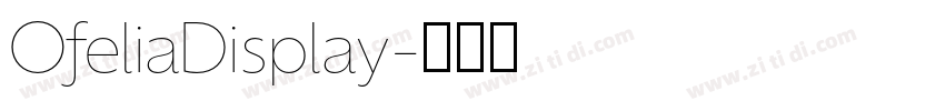 OfeliaDisplay字体转换