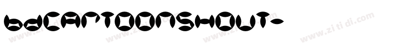 BDCartoonshout字体转换