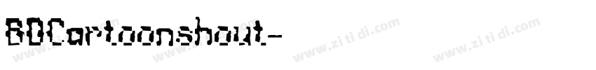 BDCartoonshout字体转换
