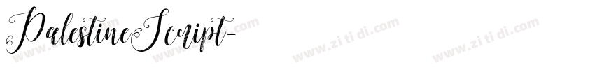 PalestineScript字体转换