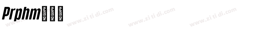 Pariphoom字体转换
