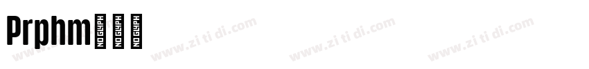 Pariphoom字体转换