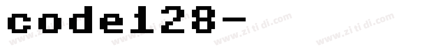 code128字体下载字体转换