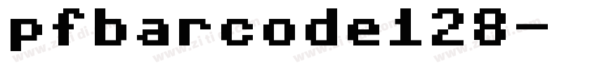 pfbarcode128字体下载字体转换