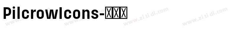 PilcrowIcons字体转换
