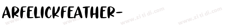 ArfelickFeather字体转换